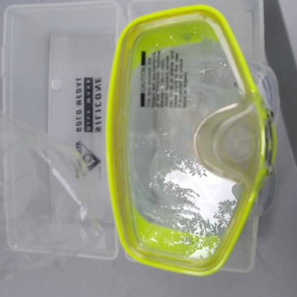 Vintage NEW old stock 90s Silicone Snorkel / Dive Mask - Picture 4 of 6